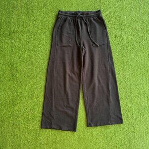 Black Wide Leg Lounge Pants